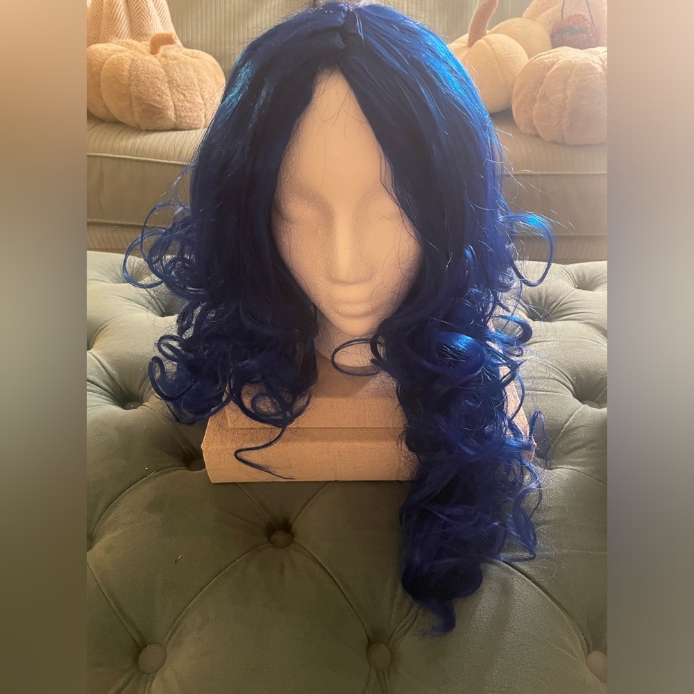 Party City Glam Blue Wig - New